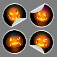 jack o&#039;lantern stickers N2