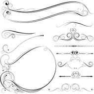 Circle frame and design elements