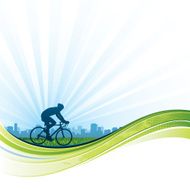 Cycling flow background