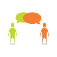 People Talking Illustration