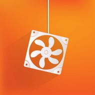Computer cooling fan icon N4