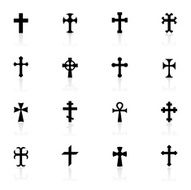 Black Symbols - Crosses