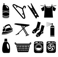 Laundry icons N4