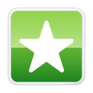 Star Favorites Vector button