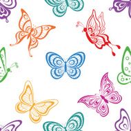 Background butterflies N7