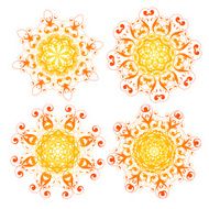 floral and ornamental elements N6