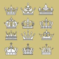 crown collection set heraldry N5