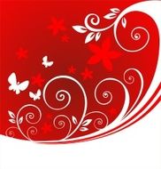 Red floral pattern N6