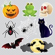 Halloween icons set N17