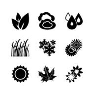 Vector nature icons N2