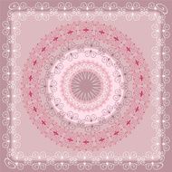 Pink background with abstract pattern