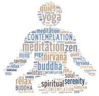 Meditation word cloud N2