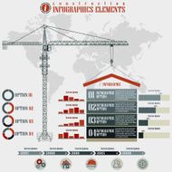 Construction Infographics elements N3