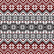 Nordic snowflake pattern N2