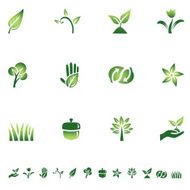 Green Eco Icons N2