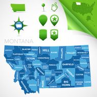 Montana County Map N2