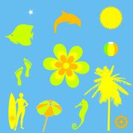 Beach Collection (vector jpg)