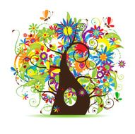 Floral tree beautiful N11
