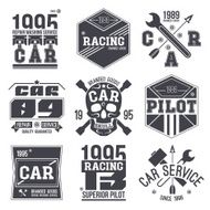 Car races and service badges N5