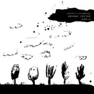Grunge vector hand drawn background N7