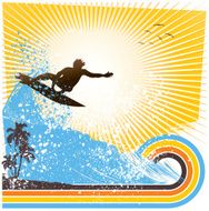 Surfing retro style