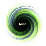 Colorful abstract icon Dynamic flow illustration Swirl background N3