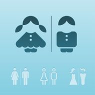 Public restroom symbols N2