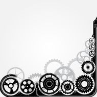 Mechanical cog wheel frame N7