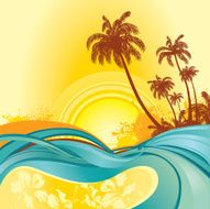 Tropical Island Background