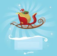 Christmas Message - Santa&#039;s Sleigh