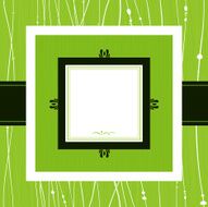 Green square frame N3