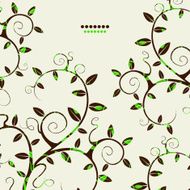 One credit tree branches background