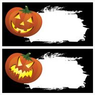 grunge halloween banners