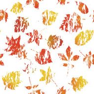 grunge leaves seamless background N2