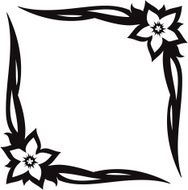 Original floral ornament
