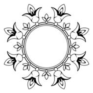Ornamental Border design element N3