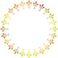 floral frame N331