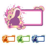 Retro Name Tag for Lady