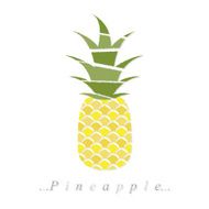 Vector of fruit pineapple icon N2