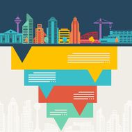 Cityscape background with buildings N11