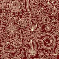Seamless Floral Pattern N1593