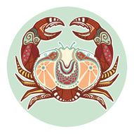 Zodiac signs - Cancer (colored)