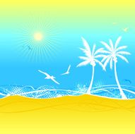 Seamless summer texture