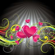 Background with hearts N66
