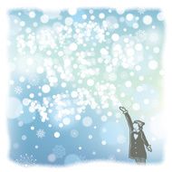 girl &amp; happy new year message