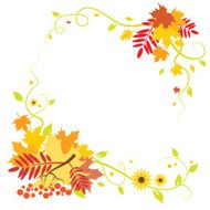 Autumn floral design N3