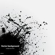 Black grunge ink blot N2
