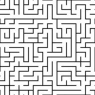 Abstract labyrinth style maze