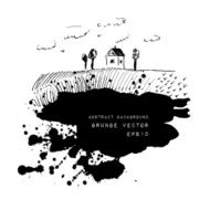 Grunge vector hand drawn background N8