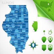 Illinois County Map N2